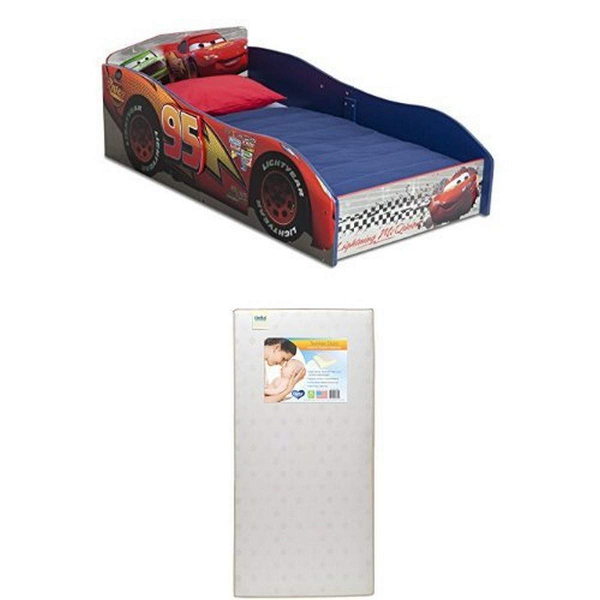 Delta Children Wood Toddler Bed, Disney/Pixar Cars