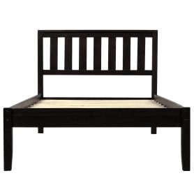 Wood Platform Bed with Headboard/Wood Slat Support,Twin 8