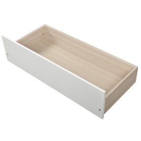 Full over full bunk bed with two drawers and storage 8