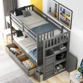 Twin over Full/Twin Bunk Bed
