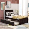 Platform Bed With Twin Size Trundle