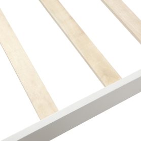 Wood Mattress Foundation Sleigh Bed Frame with Headboard/Footboard/Wood Slat Support