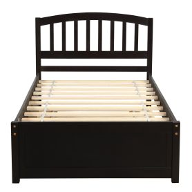 Twin Size Platform Bed Wood Bed Frame With Trundle 13 Twin Size Platform Bed Wood Bed Frame With Trundle