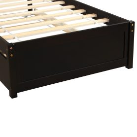 Twin Size Platform Bed Wood Bed Frame With Trundle 15 Twin Size Platform Bed Wood Bed Frame With Trundle