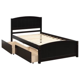 Twin Size Platform Bed With Two Drawers 15 Twin Size Platform Bed With Two Drawers