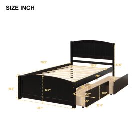 Twin Size Platform Bed With Two Drawers 18 Twin Size Platform Bed With Two Drawers