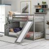 Twin Over Twin Bunk Bed With Convertible Slide And Stairway 2 Twin Over Twin Bunk Bed With Convertible Slide And Stairway