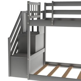 Twin Over Twin Bunk Bed With Convertible Slide And Stairway 25 Twin Over Twin Bunk Bed With Convertible Slide And Stairway