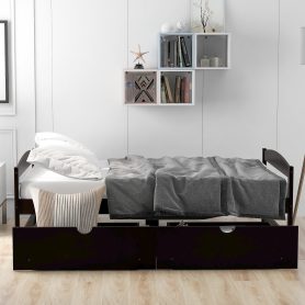 Twin Size Platform Bed With 2 Drawers
