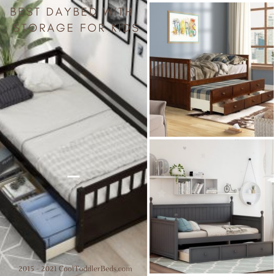 Best Daybed Sith Storage For Kids