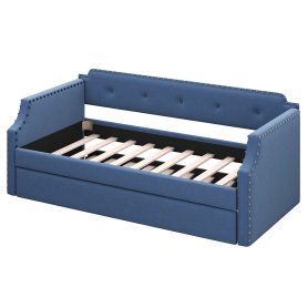 Twin Upholstered Daybed With Trundle