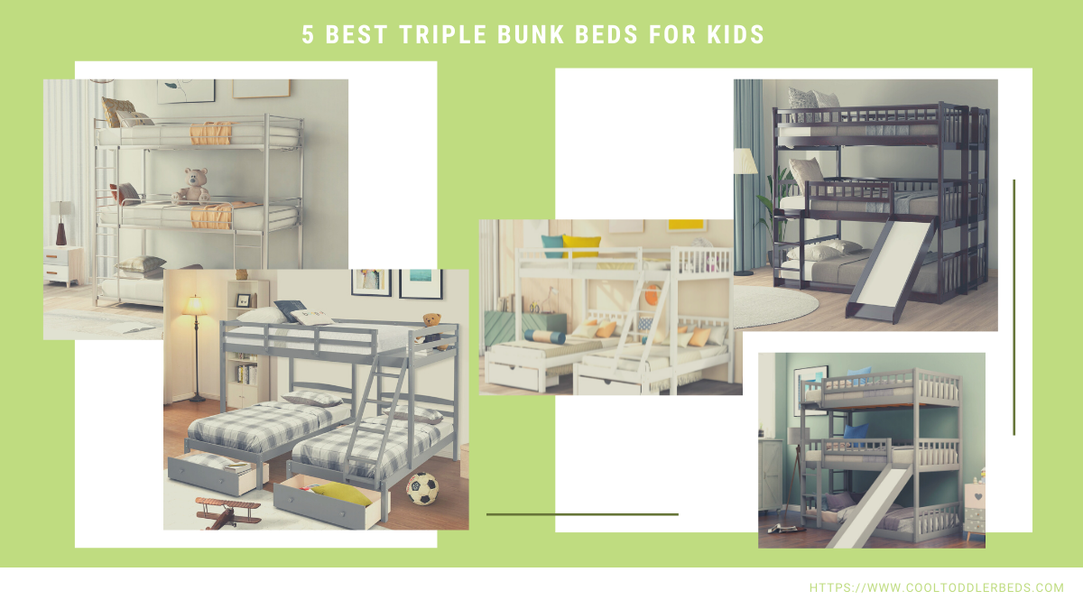 5 Triple Bunk Beds For Kids: Free Shipping to the USA 9 5 Best Triple Bunk Beds For Kids