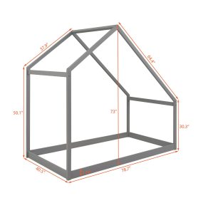 Twin Size Wooden House Beds