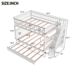 Full Over Full Bunk Bed With Trundle And Staircase 31 Full Over Full Bunk Bed With Trundle And Staircase