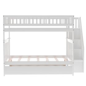Full Over Full Bunk Bed With Trundle And Staircase 27 Full Over Full Bunk Bed With Trundle And Staircase