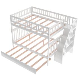 Full Over Full Bunk Bed With Trundle And Staircase 25 Full Over Full Bunk Bed With Trundle And Staircase