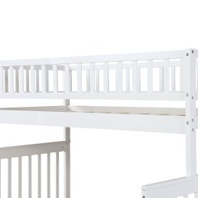 Twin Over Full Stairway Bunk Bed With Storage 17 Twin Over Full Stairway Bunk Bed With Storage