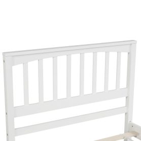 Wood Platform Bed,Twin Size