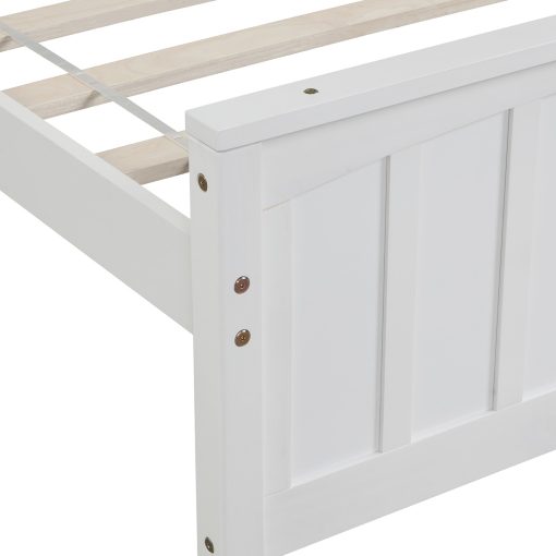 Wood Platform Bed,Twin Size