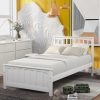 Wood Platform Bed,Twin Size