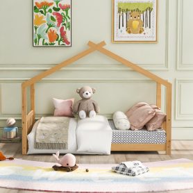House Platform Bed With Headboard And Footboard,Roof Design