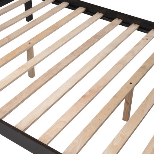 Stairway Twin-Over-Full Bunk Bed with Drawer, Storage and Guard Rail