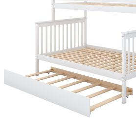 Twin Over Full Bunk Bed With Trundle And Staircase
