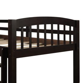 Twin Bunk Bed with Ladder, Safety Rail, Twin Trundle Bed with 3 Drawers 26 Twin Bunk Bed with Ladder, Safety Rail, Twin Trundle Bed with 3 Drawers