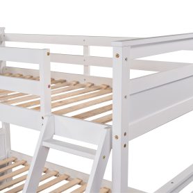 Twin Over Full Bunk Bed With Storage