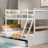 Twin Over Full Bunk Bed With Storage 2 Twin Over Full Bunk Bed With Storage
