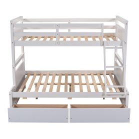 Twin Over Full Bunk Bed With Storage