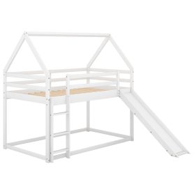 Twin Size Bunk House Beds With Slide And Ladder 24 Twin Size Bunk House Beds With Slide And Ladder