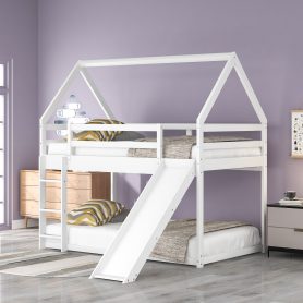 Twin Size Bunk House Beds With Slide And Ladder 18 Twin Size Bunk House Beds With Slide And Ladder