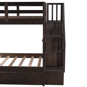 Stairway Twin-over-twin Bunk Bed With Three Drawers For Bedroom 28 Stairway Twin-over-twin Bunk Bed With Three Drawers For Bedroom
