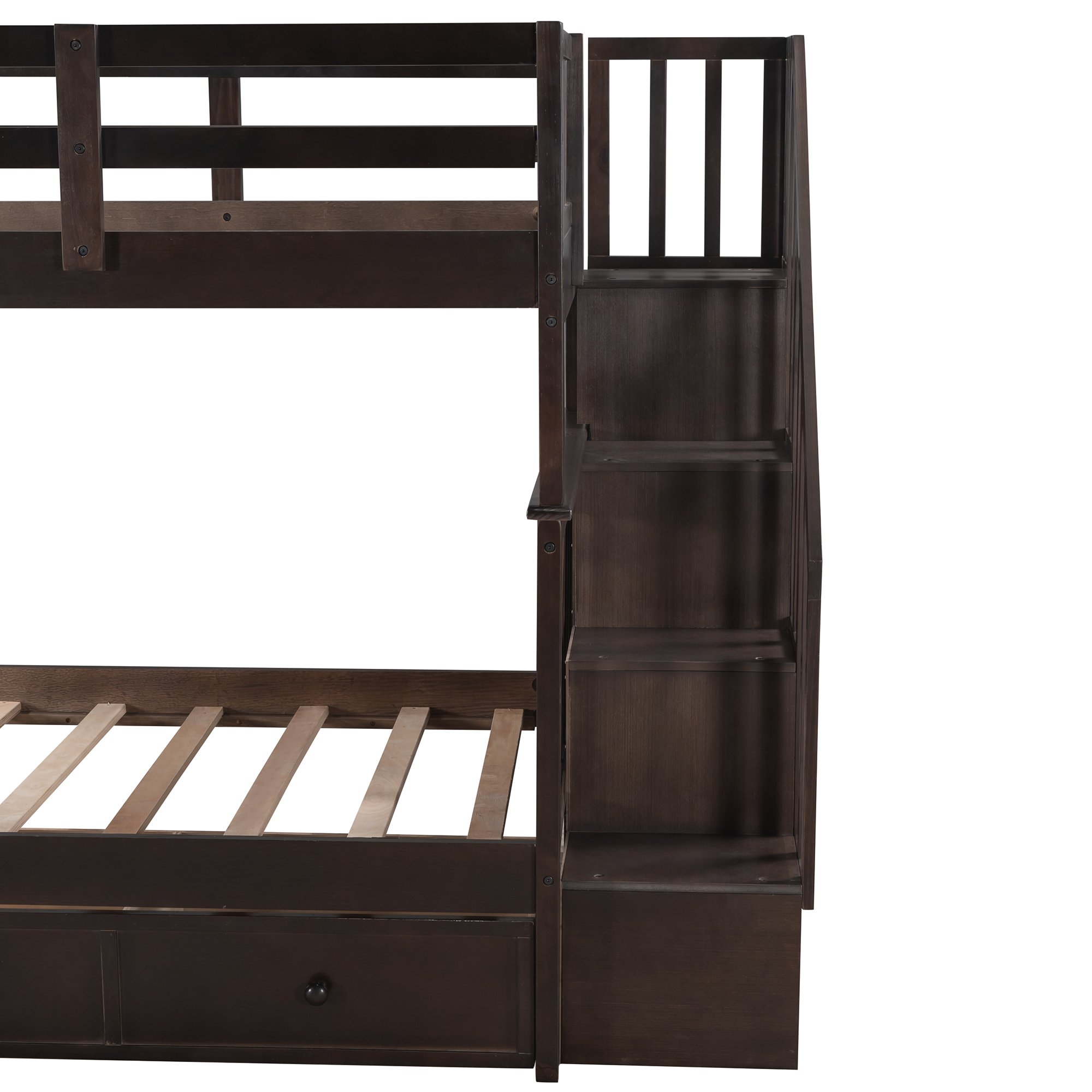 Stairway Twin-over-twin Bunk Bed With Three Drawers For Bedroom 15 Stairway Twin-over-twin Bunk Bed With Three Drawers For Bedroom