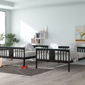 Full Over Full Bunk Bed With Ladder For Bedroom 17 Full Over Full Bunk Bed With Ladder For Bedroom