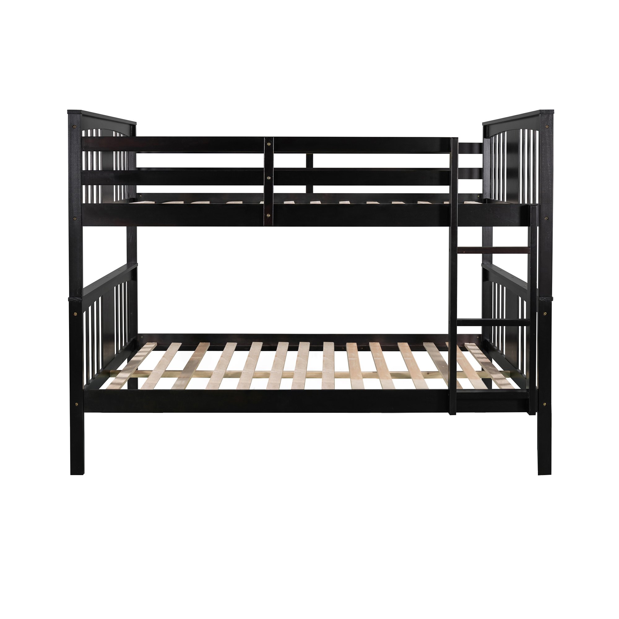 Full Over Full Bunk Bed With Ladder For Bedroom 7 Full Over Full Bunk Bed With Ladder For Bedroom