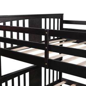 Full Over Full Bunk Bed With Ladder For Bedroom 23 Full Over Full Bunk Bed With Ladder For Bedroom