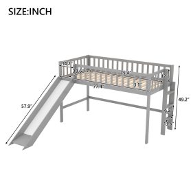 Twin Size Low Loft Beds With Ladder And Slide 27 Twin Size Low Loft Beds With Ladder And Slide