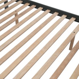 Stairway Twin over Full Bunk Beds With Twin Size Trundle, Storage And Guard Rail