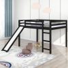 Full Loft Bed With Slide, Multifunctional Design 1 Full Loft Bed With Slide, Multifunctional Design