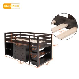 Study Low Twin Loft Bed With Cabinet And Rolling Portable Desk 27 Study Low Twin Loft Bed With Cabinet And Rolling Portable Desk