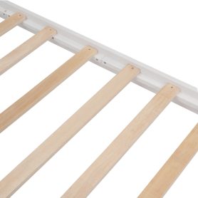 Stairway Full-Over-Full Bunk Bed with Twin size Trundle, Storage and Guard Rail