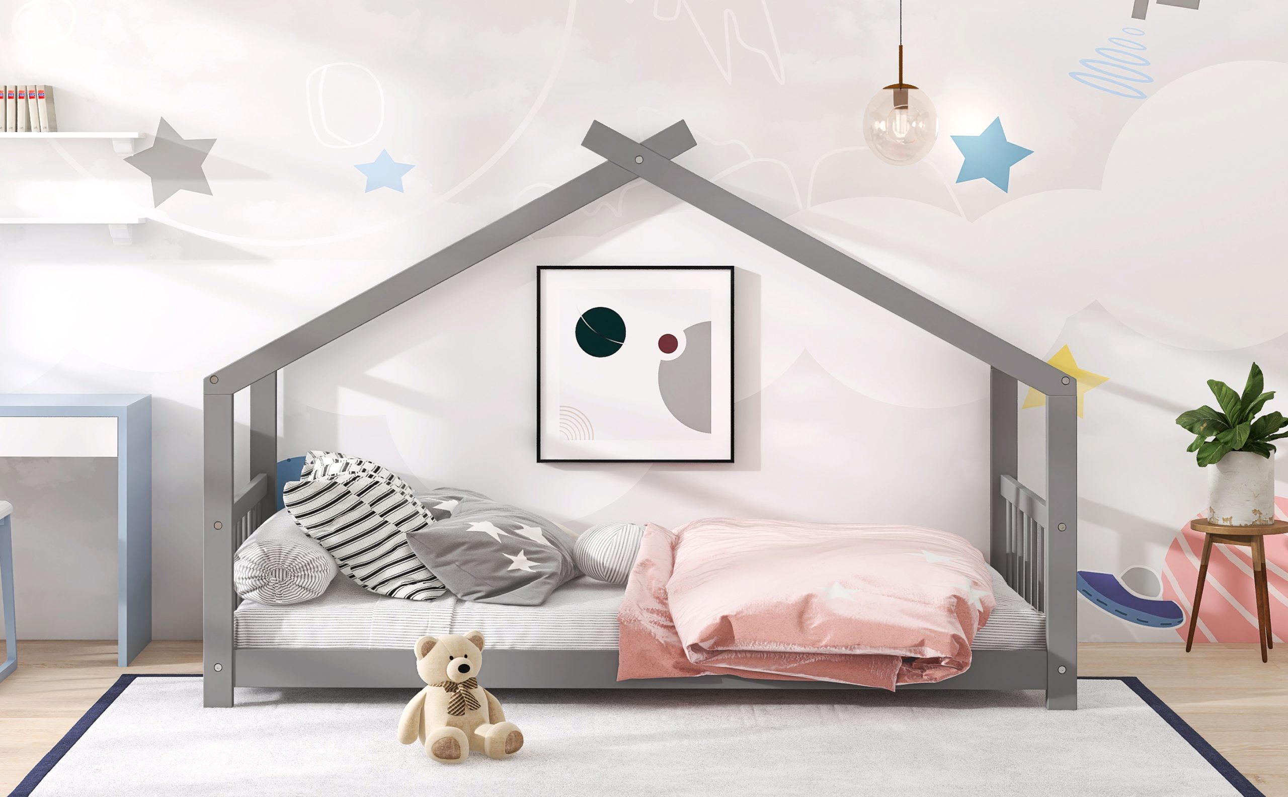 Twin Size House Wood Bed 12 Twin Size House Wood Bed