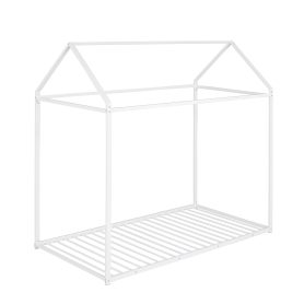 Twin Size Metal Kids Bed Frame, House Shape