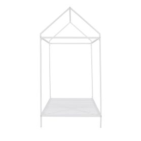 Twin Size Metal Kids Bed Frame, House Shape