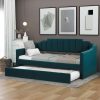 Upholstered Twin Daybed With Trundle