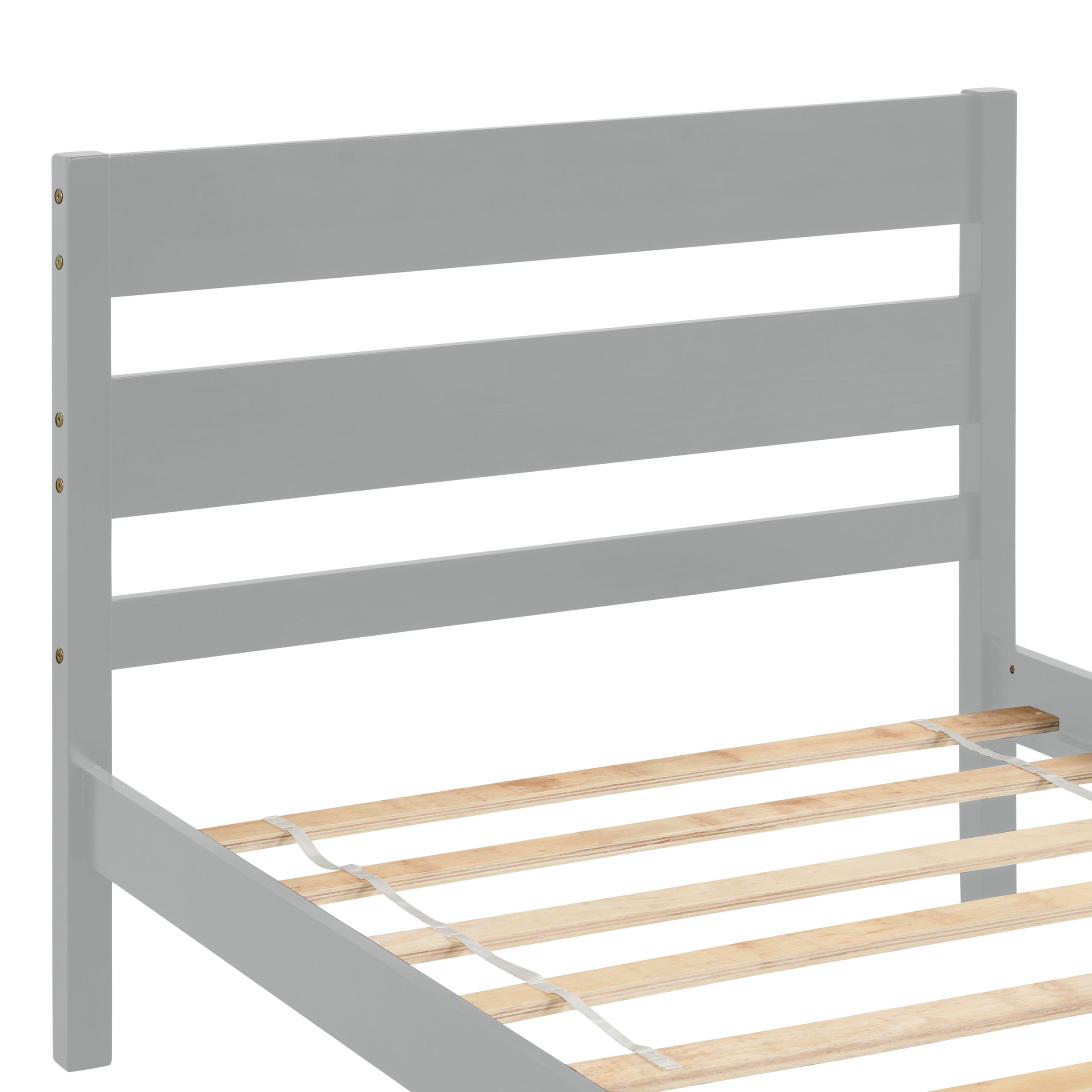 Twin Size Platform Bed with Headboard and Footboard 6 Twin Size Platform Bed with Headboard and Footboard