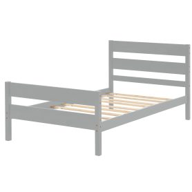 Twin Size Platform Bed with Headboard and Footboard 13 Twin Size Platform Bed with Headboard and Footboard