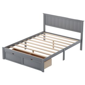 Full Size Platform Bed With Under-bed Drawers 15 20210205 4de56b00df4b94587bdbcfb34f84f149